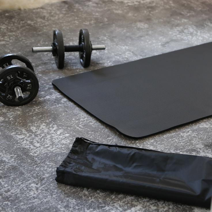 Professional gym interior with strength equipment